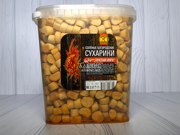 Сухарики с красной икрой в Махачкале