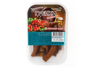 Сыр к пиву: Сурские гренки Камчатский краб (100 гр)