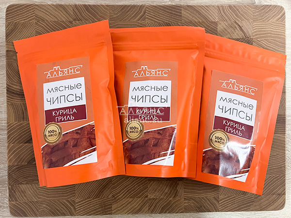 Мясо (АЛЬЯНС) вяленое курица "Гриль" 50 гр. в Махачкале