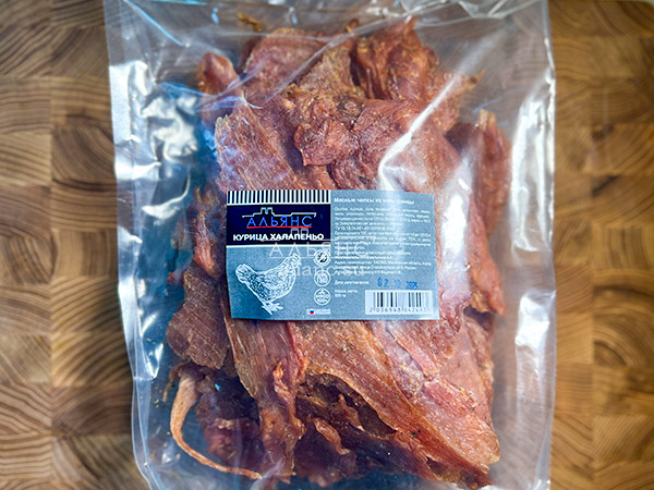 Мясо (АЛЬЯНС) вяленое курица 500гр "С халапеньо" в Махачкале