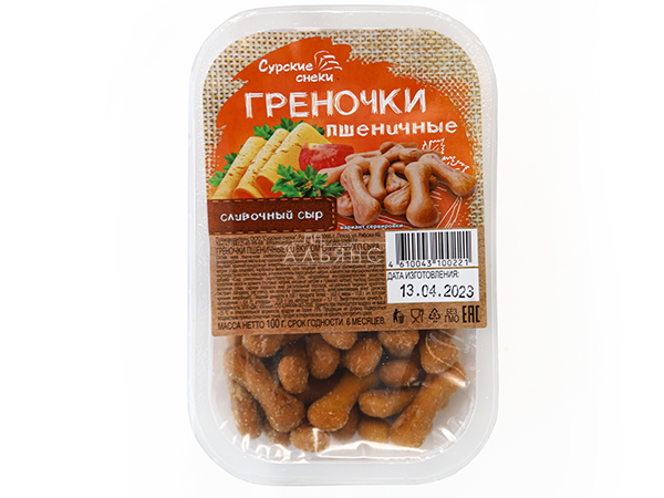Сурские (ПШЕНИЧНЫЕ) Сливочный сыр (100 гр) в Махачкале