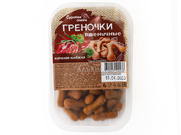 Сурские (ПШЕНИЧНЫЕ) Копченая колбаска (100 гр) в Махачкале