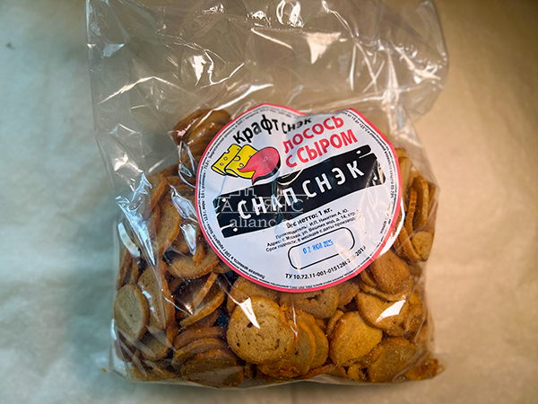 Снапсы ПШЕНИЧНЫЕ "Лосось с сыром" в Махачкале