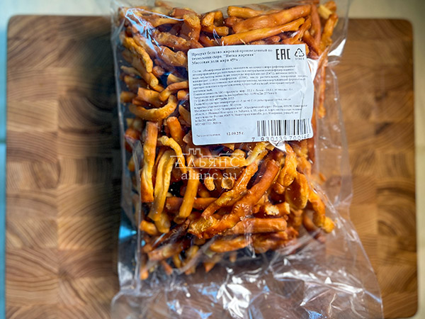 Нитка ЖАРЕНАЯ  Oktobersnack1 кг (сырный продукт) в Махачкале