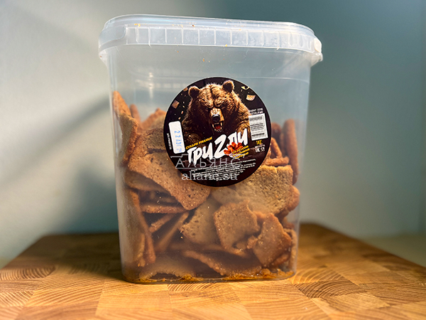 Ведро Ржаные гренки со вкусом Крылышки Барбекю (1 кг) в Махачкале