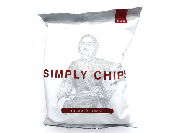 Картофельные чипсы "Simple chips" Пряный томат 80 гр. в Махачкале